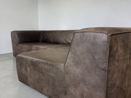 Bullfrog 1001 Camp Corner Sofa Brown Buffalo Leather Vintage 1980s – Buy Occasion Sofa at SofaLab