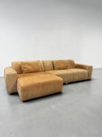 Corner Sofa, full-aniline leather, Camel/Cognac - Image 2