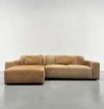 Corner Sofa, full-aniline leather, Camel/Cognac - Image 8