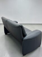 Leolux Bora 2-seater sofa, navy real leather - Image 3