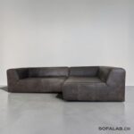 Bullfrog 1001 Camp Corner Sofa Brown Buffalo Leather Vintage 1980s – Buy Occasion Sofa at SofaLab