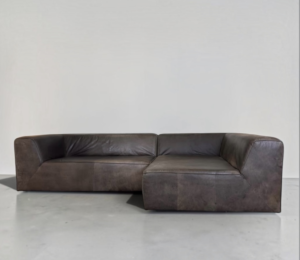 Bullfrog 1001 Camp Corner Sofa Brown Buffalo Leather Vintage 1980s – Buy Occasion Sofa at SofaLab