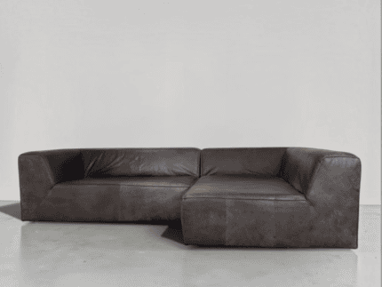 Bullfrog 1001 Camp Corner Sofa Brown Buffalo Leather Vintage 1980s – Buy Occasion Sofa at SofaLab