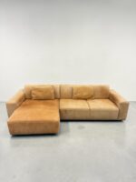 Corner Sofa, full-aniline leather, Camel/Cognac - Image 9