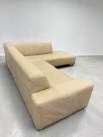 Pfister-Ecksofa aus Echtleder, pistazien-beige – Bild 7