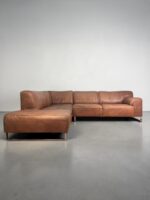 Willi Schillig Ecksofa Vintage Echtleder Cognac – Bild 4