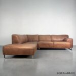 Willi Schillig Corner Sofa Vintage Cognac – Occasion Sofa Buy at SofaLab