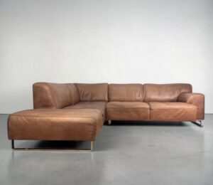 Willi Schillig Corner Sofa Vintage Cognac – Occasion Sofa Buy at SofaLab