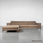 SITS Corner Sofa made of fabric, beige – Occasion sofa buy at SofaLab