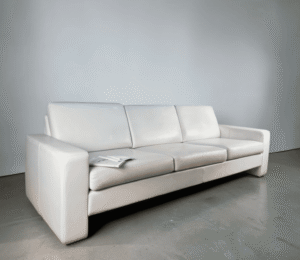 COR Germany 3-seater sofa, real nappalder, cream white – buy Occasion sofa at SofaLab